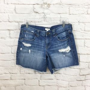 J Crew Factory Jean shorts Sz 29 women’s high wais